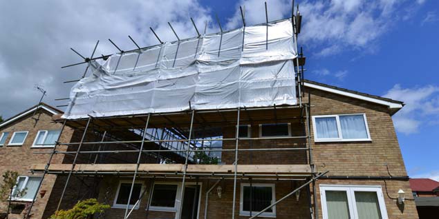 house scaffold erecting costs